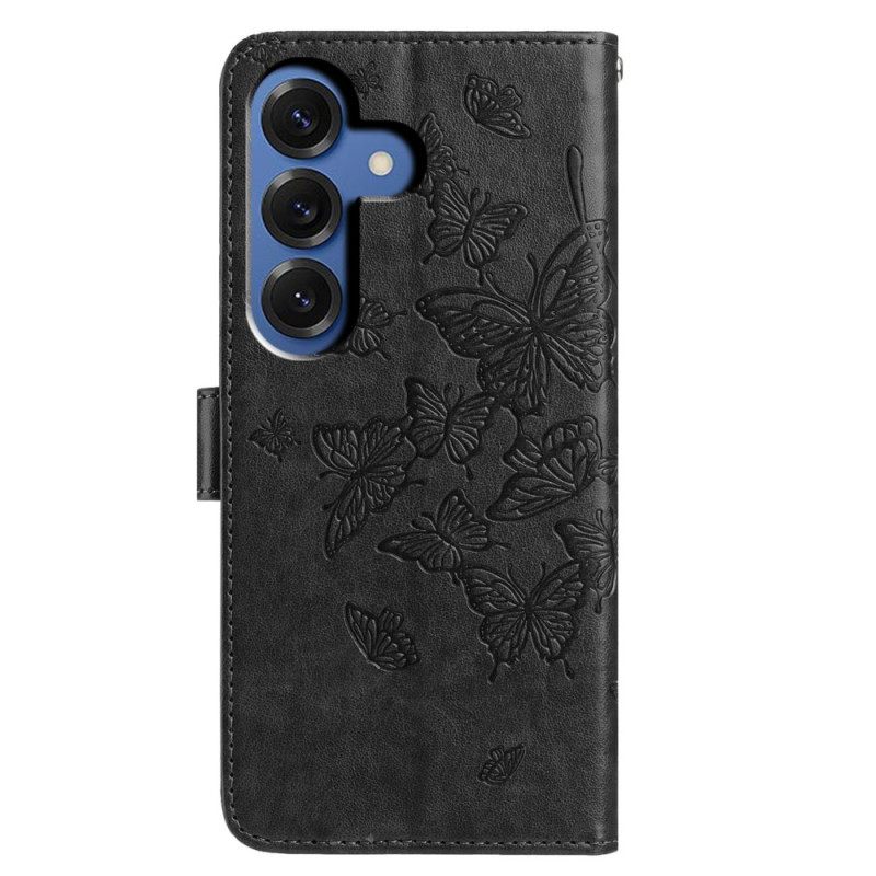 Δερματινη Θηκη Samsung Galaxy S26 Plus Μπαρόκ Πεταλούδα