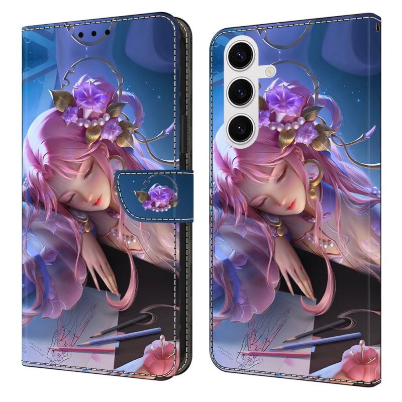 Δερματινη Θηκη Samsung Galaxy S26 Plus Ωραία Κοιμωμένη