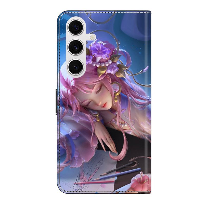 Δερματινη Θηκη Samsung Galaxy S26 Plus Ωραία Κοιμωμένη