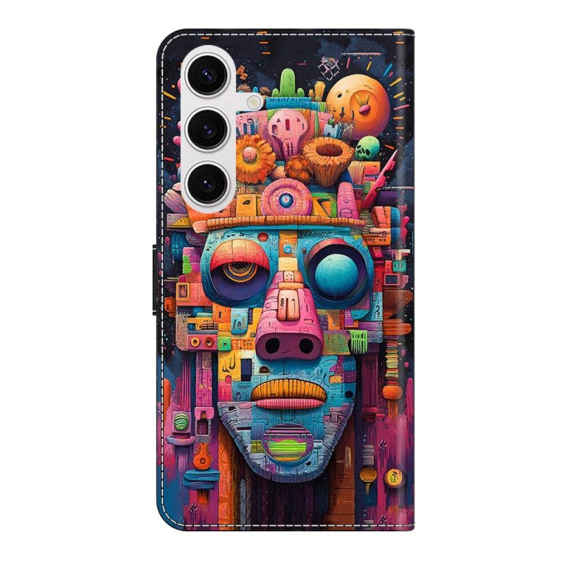 Δερματινη Θηκη Samsung Galaxy S26 Plus Πορτρέτο Γκράφιτι Σιλικόνης