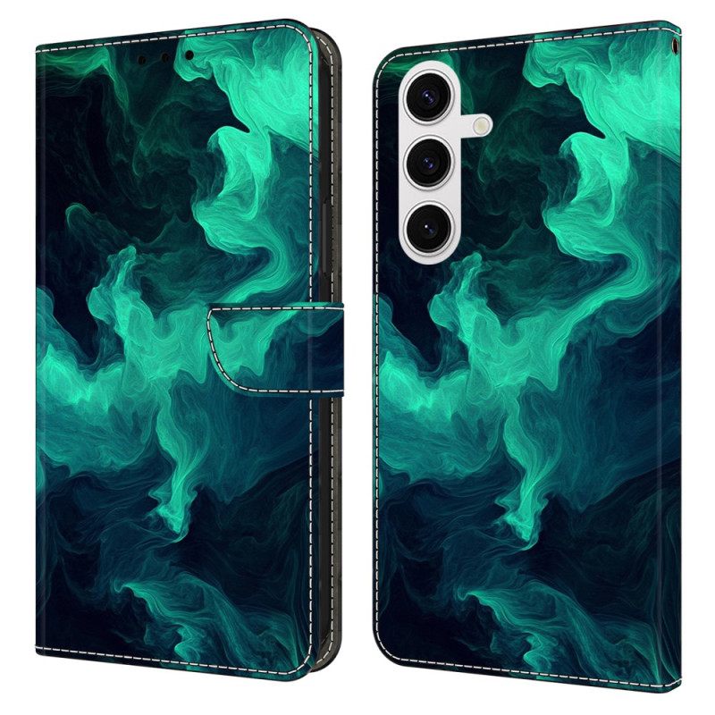 Δερματινη Θηκη Samsung Galaxy S26 Plus Πράσινος Καπνός