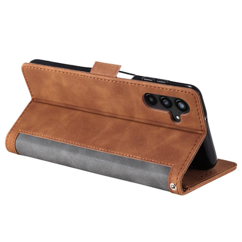 Δερματινη Θηκη Samsung Galaxy S26 Plus Προστασία Rfid Με Εφέ Σουέτ