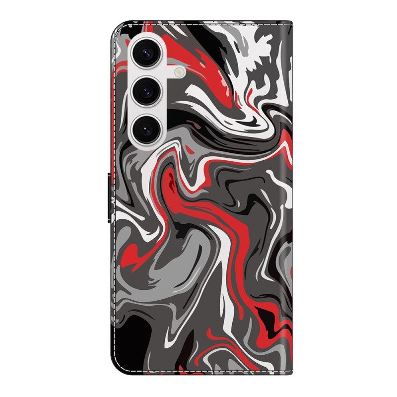 Δερματινη Θηκη Samsung Galaxy S26 Plus Σχέδιο Με Πέτρες Σιλικόνης