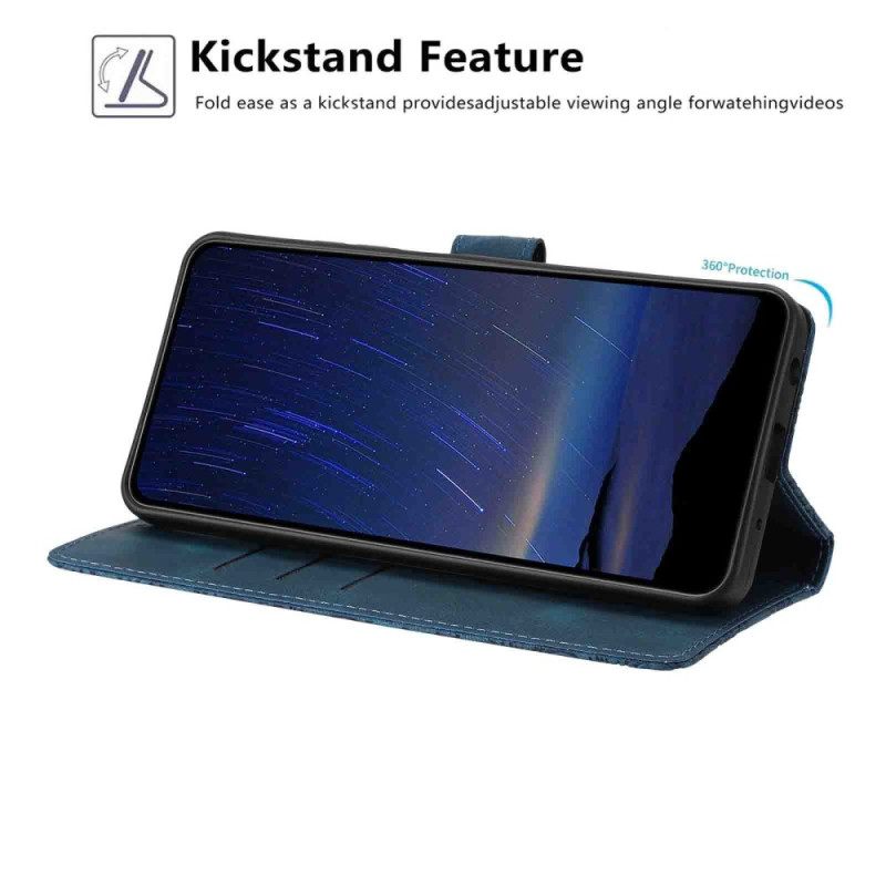 Δερματινη Θηκη Samsung Galaxy S26 Plus Χάραξη Με Άνθη Κερασιάς