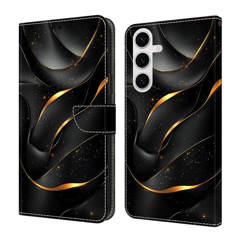 Δερματινη Θηκη Samsung Galaxy S26 Plus Χρυσή Κορδέλα