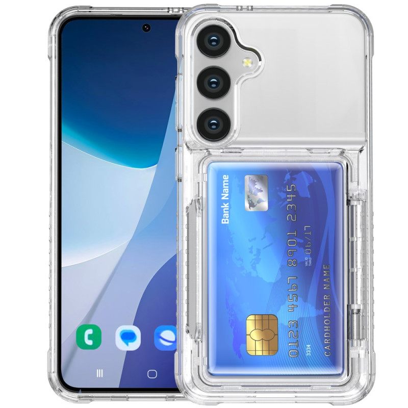 Κάλυμμα Samsung Galaxy S26 Plus Διαφανής Θήκη Καρτών Και Βάση