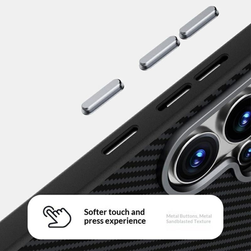 Κάλυμμα Samsung Galaxy S26 Plus Μαγνητική Βάση Abeel Από Ίνες Άνθρακα