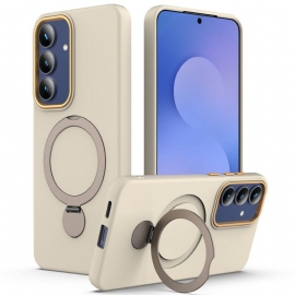 Κάλυμμα Samsung Galaxy S26 Plus Μαγνητική Με Περιστρεφόμενο Δακτύλιο Και Βάση Σιλικόνης