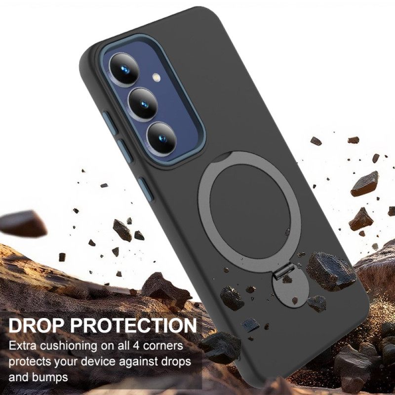 Κάλυμμα Samsung Galaxy S26 Plus Μαγνητική Με Περιστρεφόμενο Δακτύλιο Και Βάση Σιλικόνης