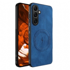 Κάλυμμα Samsung Galaxy S26 Plus Μαγνητικό Δερμάτινο Στυλ Σιλικόνης