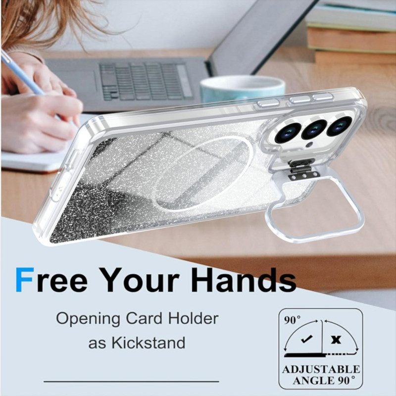 Κάλυμμα Samsung Galaxy S26 Plus Μαγνητικό Γκλίτερ Και Υπόστρωμα Με Διαβάθμιση