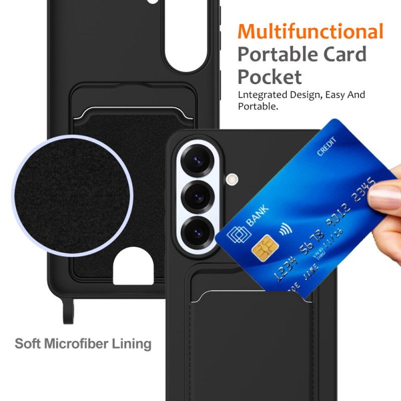 Κάλυμμα Samsung Galaxy S26 Plus Θήκη Για Κάρτες Και Κορδόνι