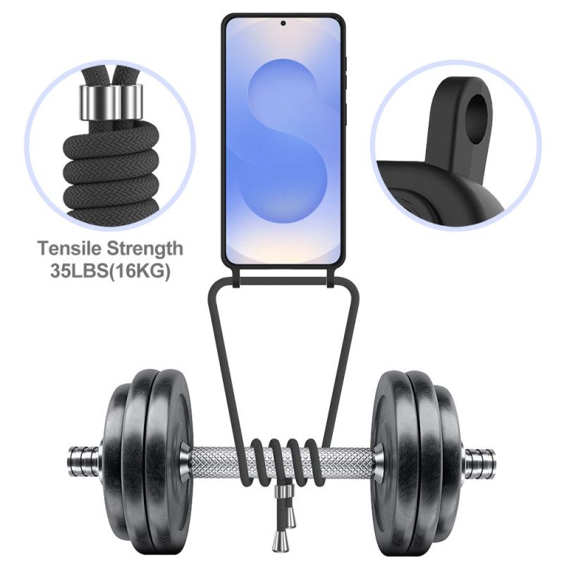 Κάλυμμα Samsung Galaxy S26 Plus Θήκη Για Κάρτες Και Κορδόνι