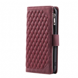 Θηκη Κινητου Samsung Galaxy S26 Plus Θήκες Κινητών Καπιτονέ Πορτοφόλι Με Λουρί