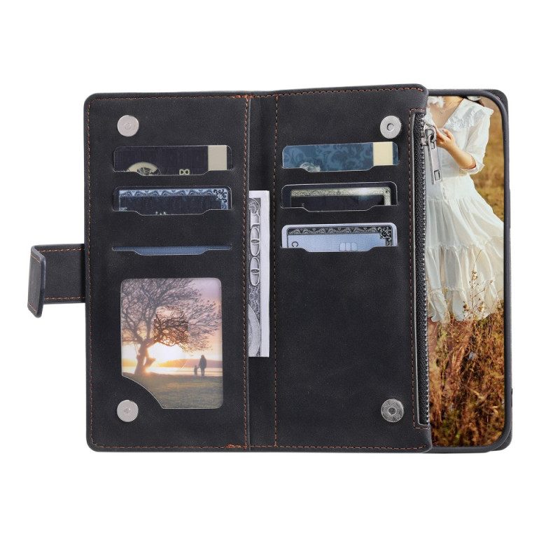 Θηκη Κινητου Samsung Galaxy S26 Plus Θήκες Κινητών Καπιτονέ Πορτοφόλι Με Λουρί