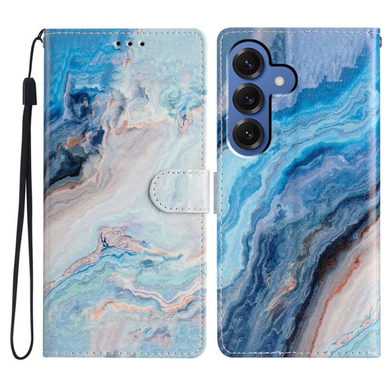 Θηκη Κινητου Samsung Galaxy S26 Plus Θήκες Κινητών Μπλε Μάρμαρο