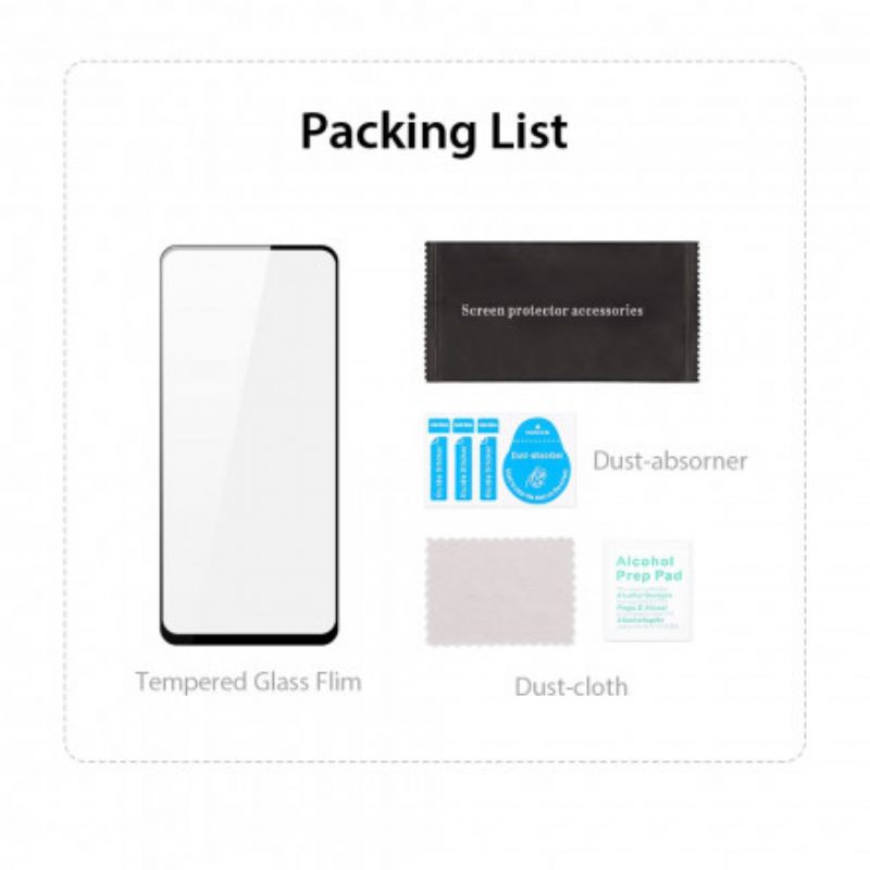 Προστατευτικό Οθόνης Realme 8 / 8 Pro Black Edges Tempered Glass