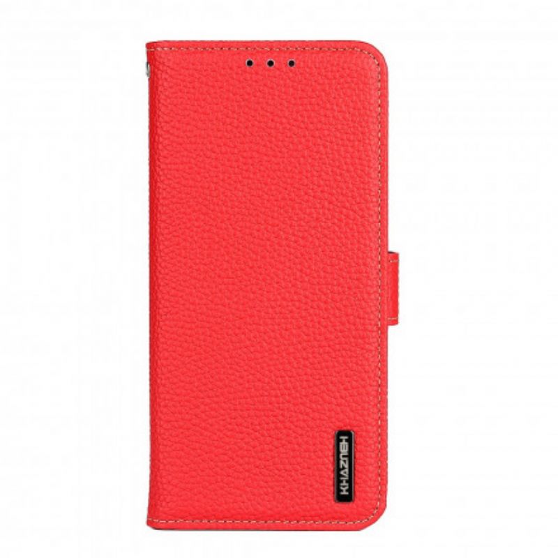 Θήκη Flip Realme 8 / 8 Pro Litchi Leather Khazneh