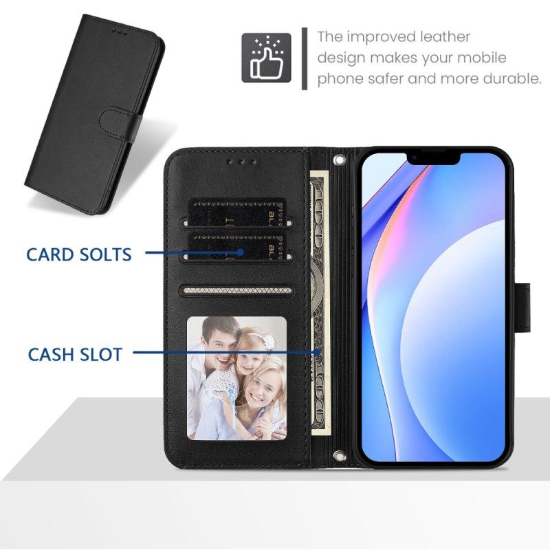 Δερματινη Θηκη Xiaomi 15t Απλό Σχέδιο Προστασίας Rfid Σιλικόνης