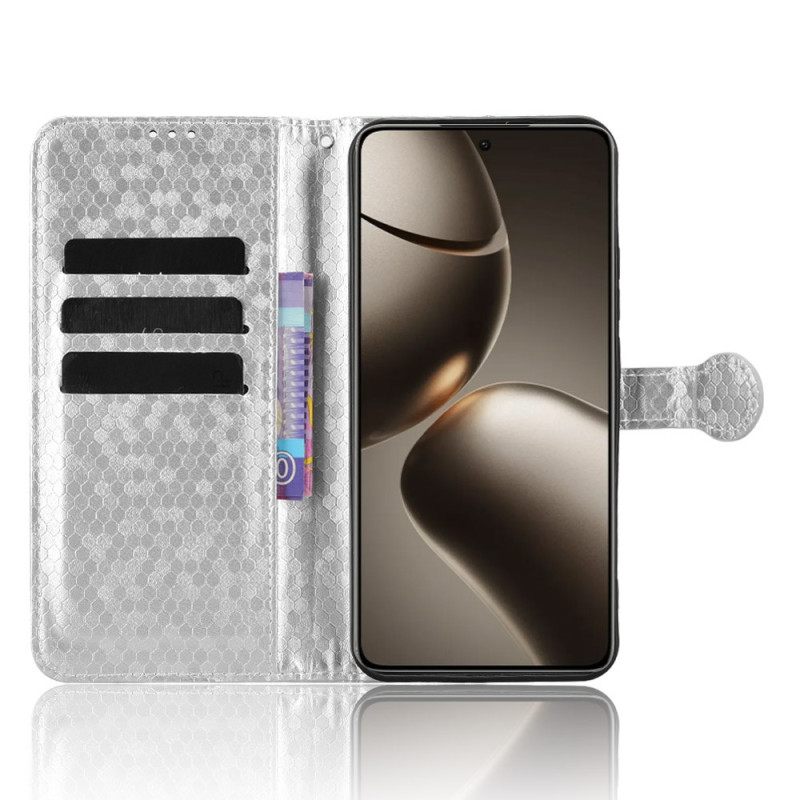 Δερματινη Θηκη Xiaomi 15t Γκλίτερ Πουά