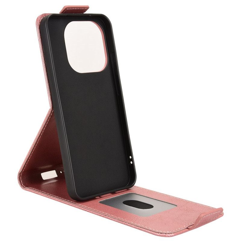 Δερματινη Θηκη Xiaomi 15t Κάθετο Σχεδιασμός Με Αναδίπλωση Σιλικόνης