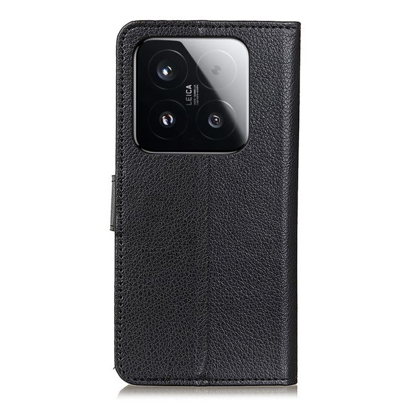 Δερματινη Θηκη Xiaomi 15t Παραδοσιακό Τεχνητό Δέρμα