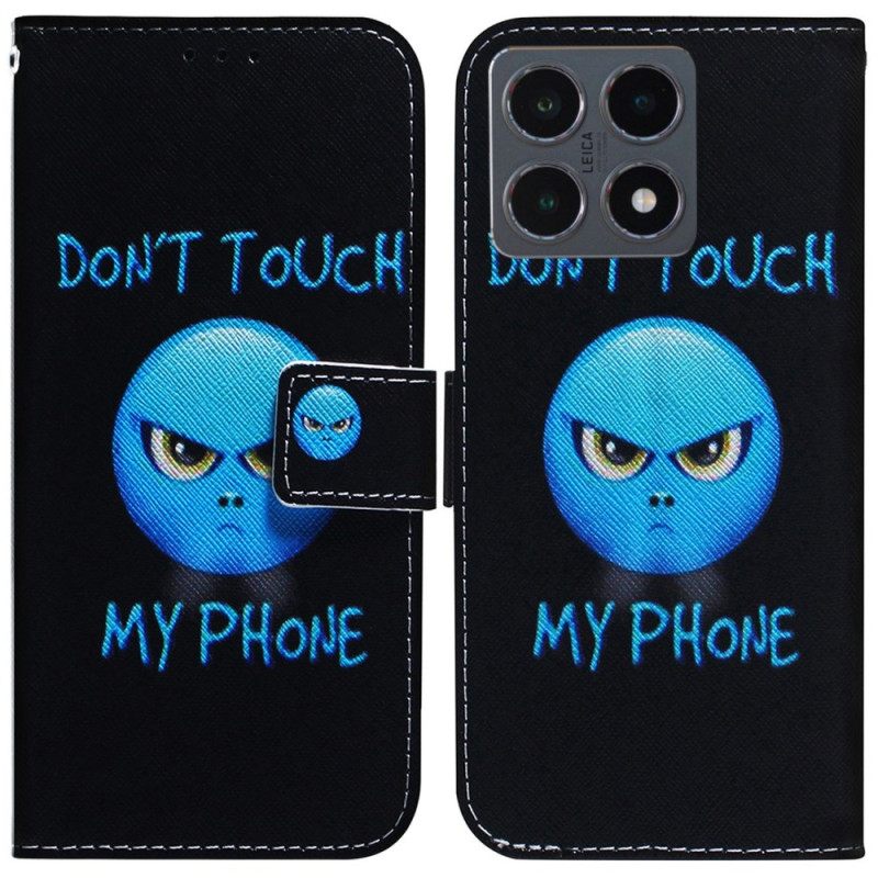 Δερματινη Θηκη Xiaomi 15t Τηλέφωνο Emoji Σιλικόνης