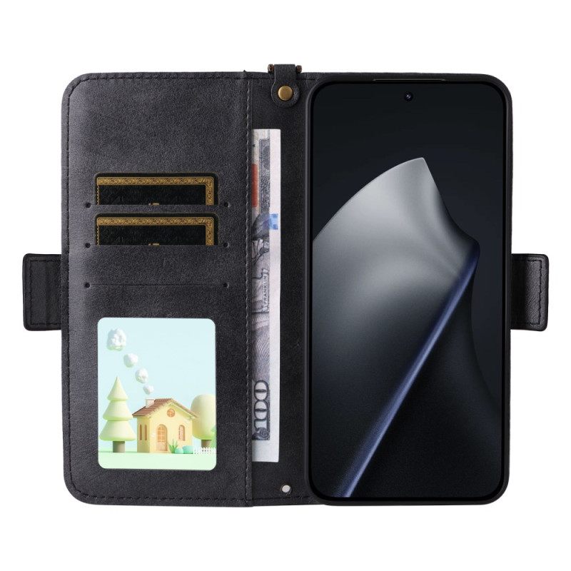 Δερματινη Θηκη Xiaomi 15t Vintage Με Λουράκι Ώμου