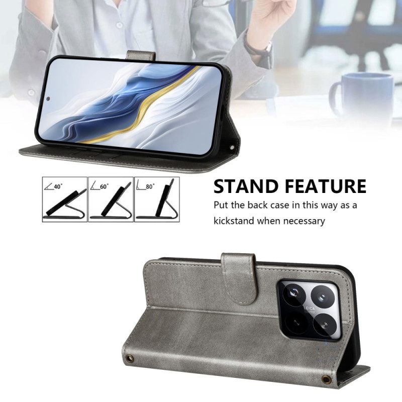 Δερματινη Θηκη Xiaomi 15t Vintage Πορτοφόλι