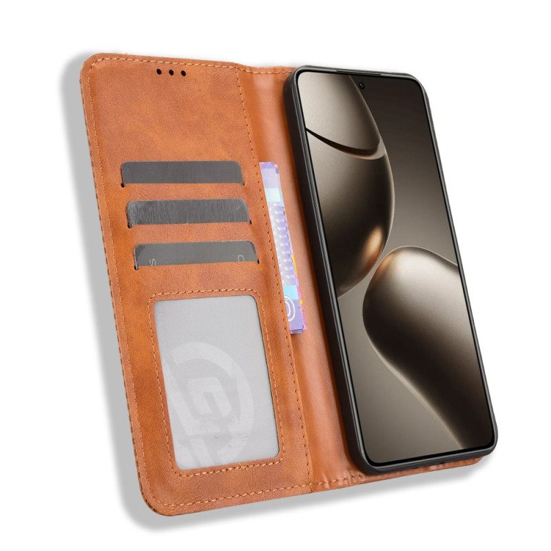 Δερματινη Θηκη Xiaomi 15t Vintage Τελείωμα