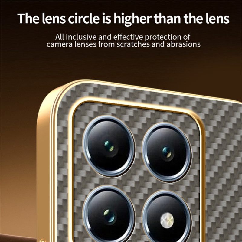 Κάλυμμα Xiaomi 15t Υφή Ινών Άνθρακα