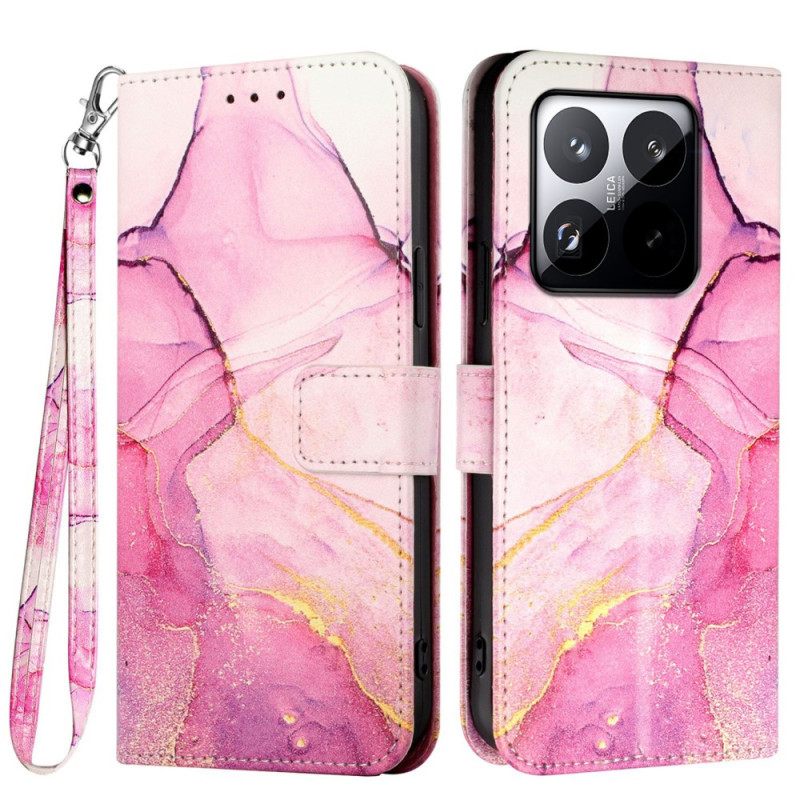 Θηκη Κινητου Xiaomi 15t Μαρμάρινο Λουράκι