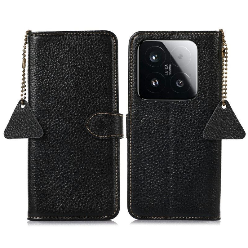 Θηκη Κινητου Xiaomi 15t Προστασία Rfid Από Γνήσιο Δέρμα