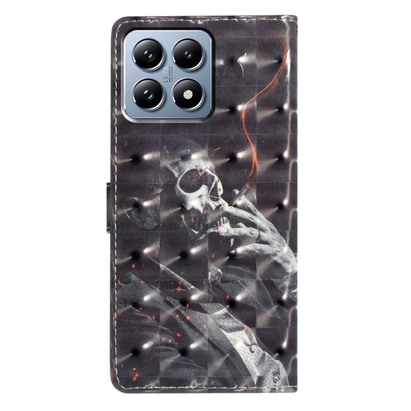 Θηκη Κινητου Xiaomi 15t Σκελετός Που Καπνίζει