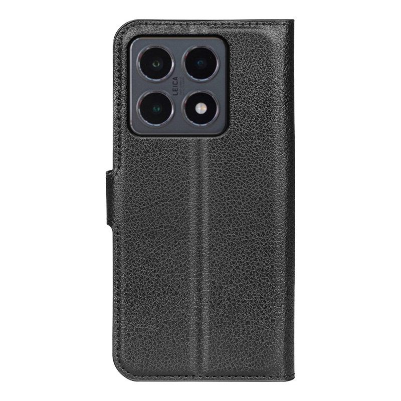 Θηκη Κινητου Xiaomi 15t Τεχνητό Δέρμα Λίτσι