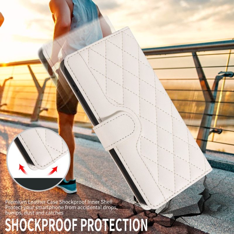 Θηκη Κινητου Xiaomi 15t Θήκες Κινητών Καπιτονέ Με Λουρί Και Λουρί Ώμου