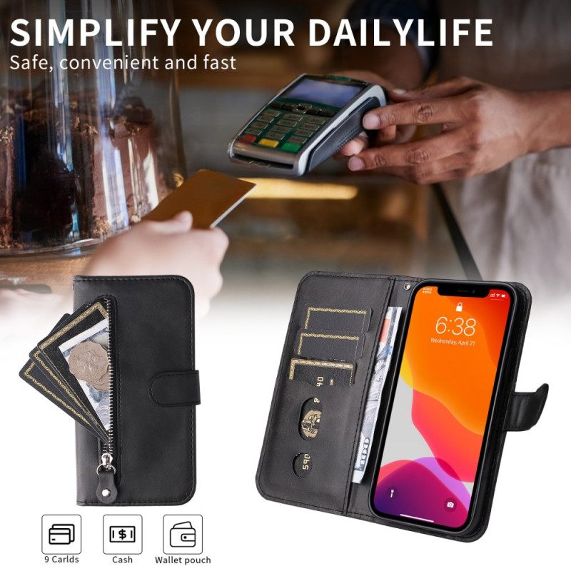 Θηκη Κινητου Xiaomi 15t Τσέπη Με Φερμουάρ