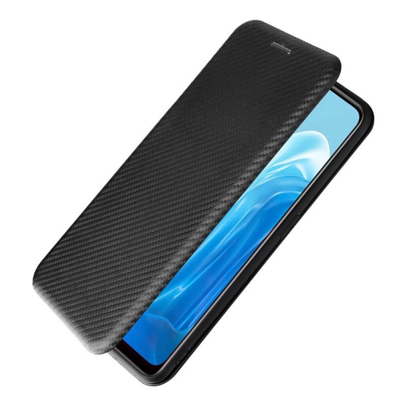 θηκη κινητου Oppo Find X5 Lite Θήκη Flip Υφή Από Ανθρακόνημα