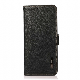 Κάλυμμα Xiaomi Redmi Note 10 / 10S Litchi Leather Khazneh Rfid