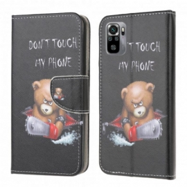 Θήκη Flip Xiaomi Redmi Note 10 / 10S Επικίνδυνη Αρκούδα