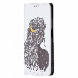 θηκη κινητου Xiaomi Redmi Note 10 / 10S Θήκη Flip Όμορφα Μαλλιά