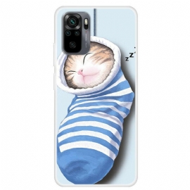 Θήκη Xiaomi Redmi Note 10 / 10S Γατάκι Που Κοιμάται