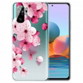 Θήκη Xiaomi Redmi Note 10 / 10S Μικρά Ροζ Λουλούδια