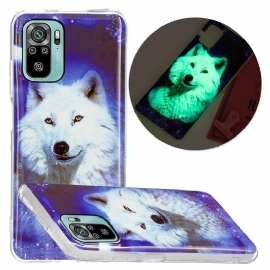 Θήκη Xiaomi Redmi Note 10 / 10S Σειρά Fluorescent Wolf