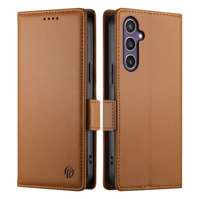 Δερματινη Θηκη Samsung Galaxy S25 Fe 3 Θέσεις Κάρτας Σιλικόνης