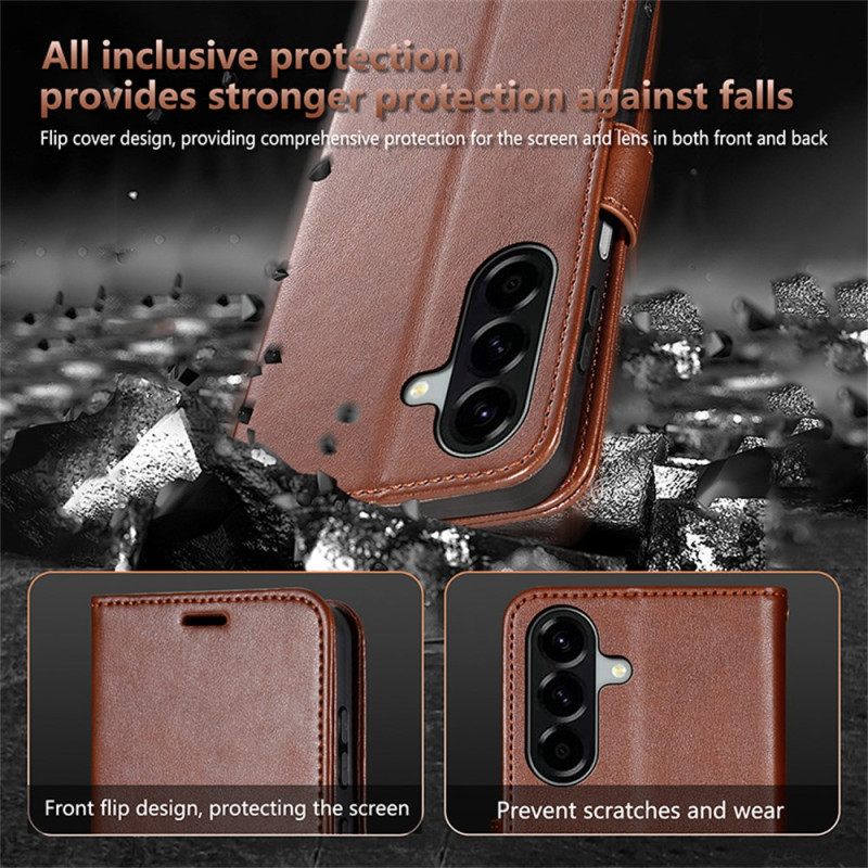 Δερματινη Θηκη Samsung Galaxy S25 Fe Azns