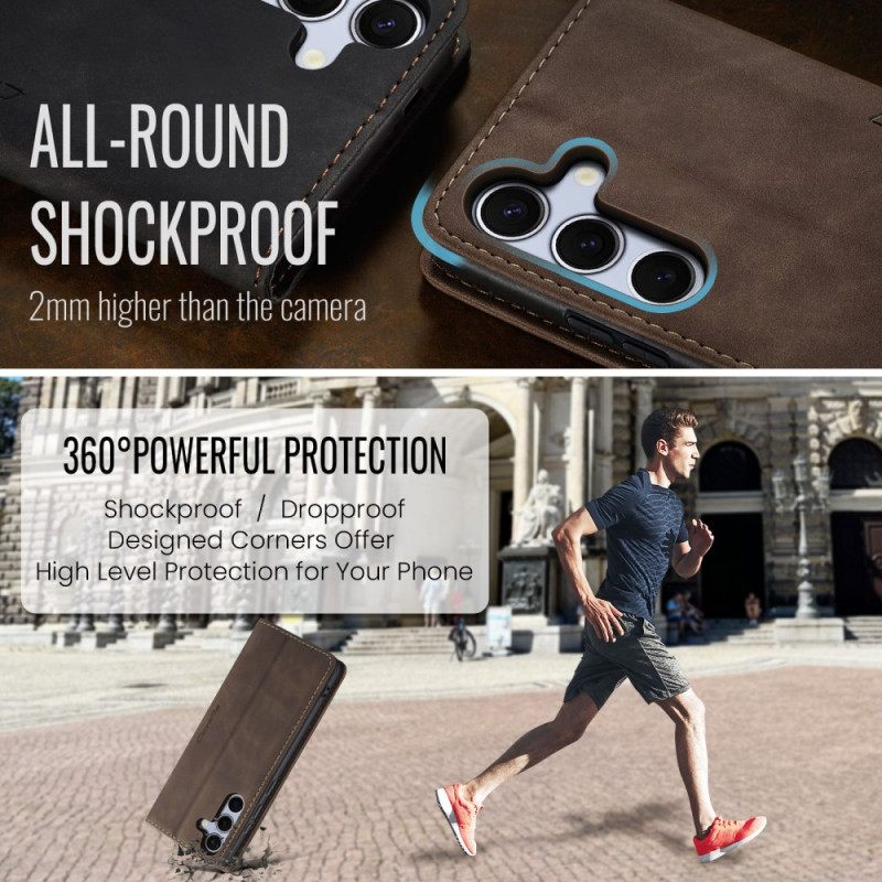 Δερματινη Θηκη Samsung Galaxy S25 Fe Caseme