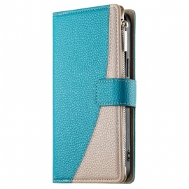 Δερματινη Θηκη Samsung Galaxy S25 Fe Δερμάτινο Πορτοφόλι Με Φερμουάρ Και Λουριά