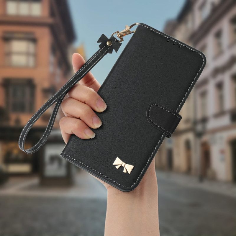 Δερματινη Θηκη Samsung Galaxy S25 Fe Διακοσμητικός Φιόγκος