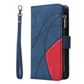 Δερματινη Θηκη Samsung Galaxy S25 Fe Δίχρωμο Κυματιστό